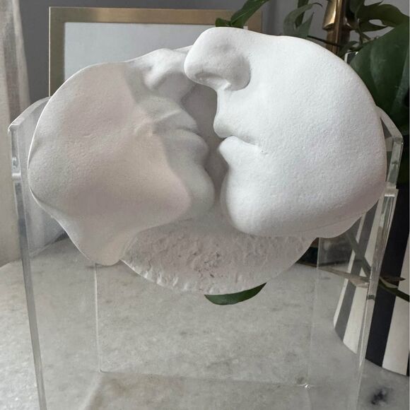 Vintage 80s J Cutrone lucite base sculpture - Picture 3 of 10